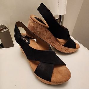 Clark's Wedge Sandals 8.5M